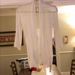 White very light cardigan, new with tags